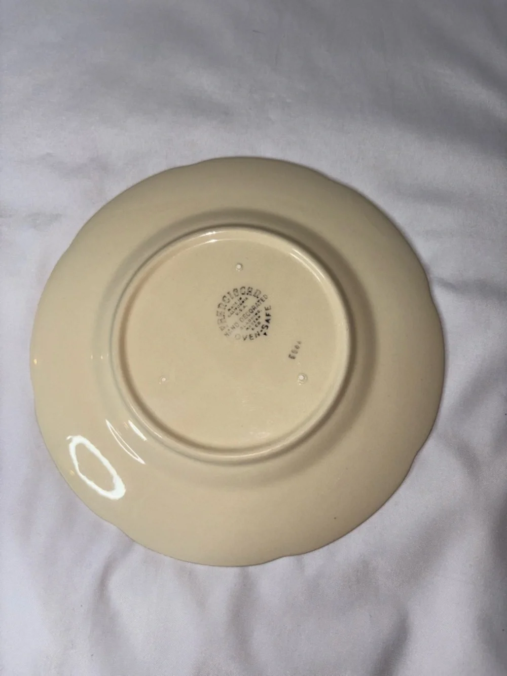 Franciscan Apple Set of 3 Small Plates 8” Vintage USA Hand Painted